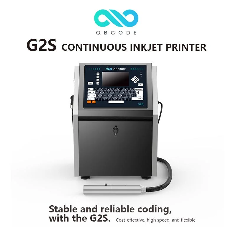 Industrial Inkjet Printing Machine Cij Printer for Various Products (QBCODE-G2S)