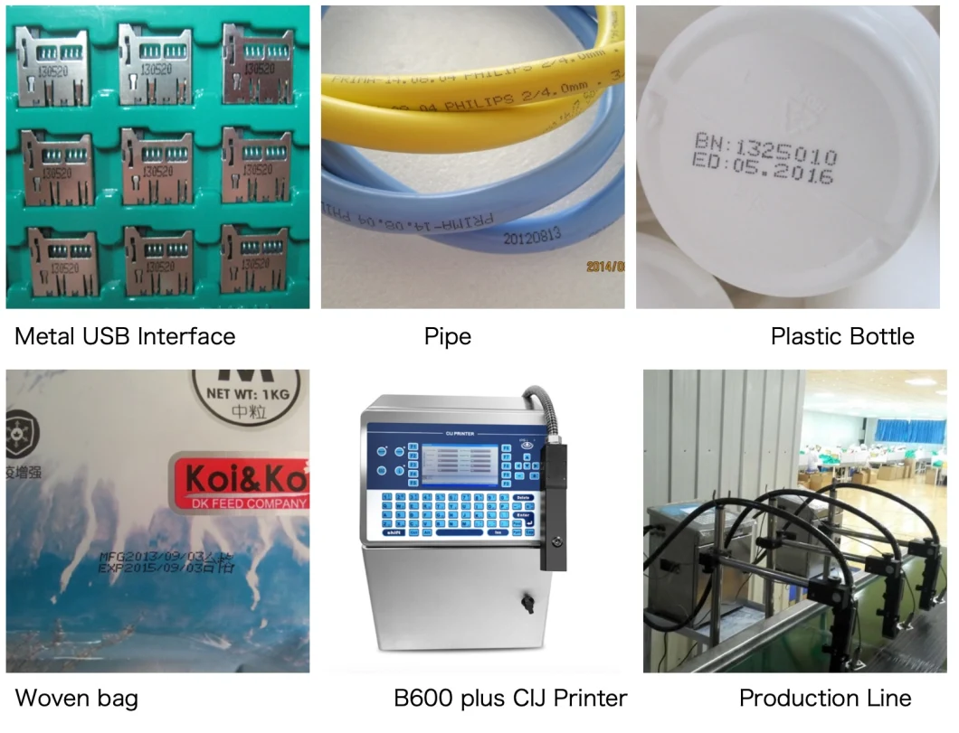 B600 Plus Industrial Coding Solution for Pet Plastic Bottles and Containers by Cij Inkjet Printer