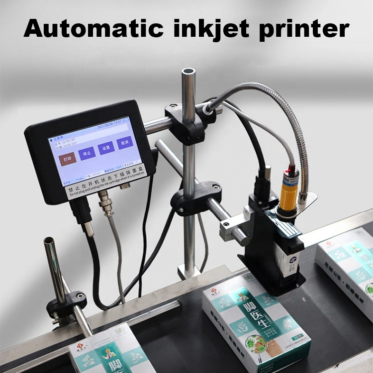 Industrial Coding Mark Printing Automatic Inkjet Printer Online Date Coding Continuous Expiry Date Tij Inkjet Printer