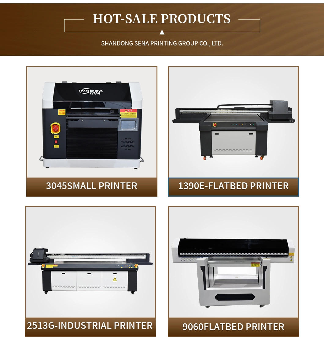 Large Format Industrial Printer 2500*1300mm Size, Can Print Hanging Picture Packaging Metal Plate, Suitable for Glass Leather Cloth Plastic, Ricoh G5 G6 Inkjet